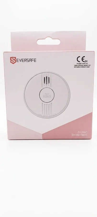 BATTERY OPERATED SMOKE ALARM DETECTOR - ZA206 - EVERSAFE